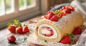 Il segreto del rotolo di fragole perfetto: facile, veloce e irresistibile! Scopri come farlo!