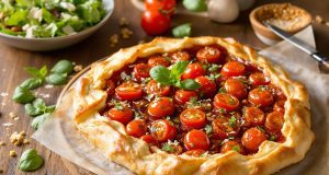 Scopri la tarte renversée alle pomodorini: i tuoi ospiti penseranno che sia un grande chef!