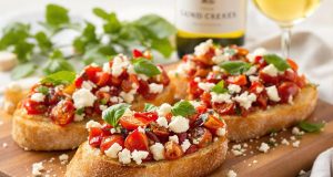 Ecco perché la bruschetta con pomodori confit e feta farà impazzire il tuo aperitivo!