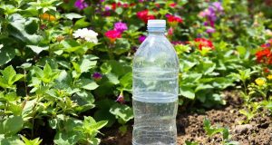 Scopri come trasformare una bottiglia di plastica in un sistema di irrigazione sorprendente per il tuo giardino!