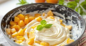 Scopri la delizia della gelato yogurt-albicocca: pronto in 5 minuti con una semplice padella!