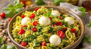 Scopri la ricetta della pasta tiepida al pesto: 3 ingredienti che ti sorprenderanno!