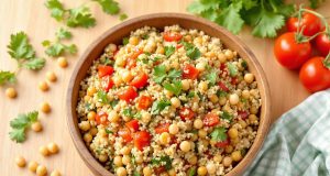 Scopri perché la salad di boulghour, ceci e pomodori croccanti è il tuo nuovo piatto estivo da non perdere!