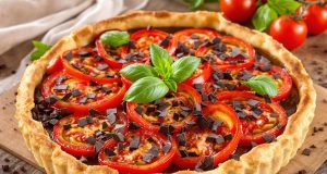 Tarta fine pomodoro-cioccolato fondente e basilico: scopri l’audacia che stupirà il tuo palato!