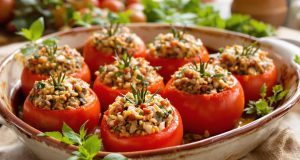 Scopri il segreto delle pomodori ripieni di mia nonna: un successo che stupirà tutti!