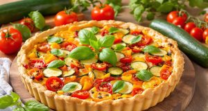 Scopri la quiche fredda con verdure estive: un piatto fresco e veloce perfetto per l’estate!