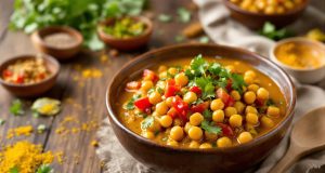 Curry di ceci pronto in 20 minuti: scopri il segreto per un piatto veloce e delizioso!