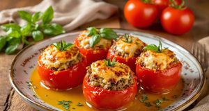 Il segreto delle mie pomodori ripieni: gustosi come quelli della nonna! Scopri la ricetta imperdibile!