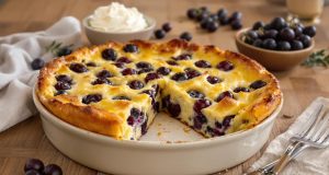 Scopri il segreto del clafoutis ai uvini alla vaniglia: un dolce facile che stupirà tutti!