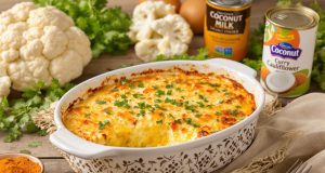 Scopri il segreto del gratin di cavolfiore al curry e latte di cocco: un’esperienza gustativa unica!