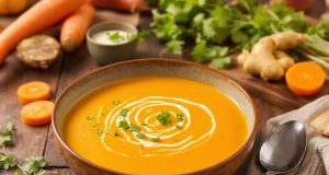 Scopri il velouté carote e zenzero: il segreto per riscaldare le tue serate fredde!