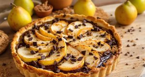 Scopri la magica tarte rustica di pere e cioccolato fondente: un dessert irresistibile da non perdere!