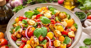 Scopri la panzanella toscana: 5 segreti per una versione indimenticabile con pomodori e pane tostato