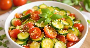 Scopri la poêlée di zucchine e pomodori all’aglio: pronta in 10 minuti e irresistibile!