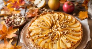 Scopri la torta rustica con pere e nocciole caramellate: il dolce autunnale che tutti ameranno!