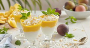 Scopri le 3 deliziose verrine mango, passion fruit e cocco che sorprenderanno i tuoi ospiti!