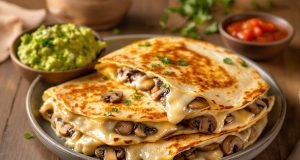 Scopri perché amerai queste quesadillas formaggio e funghi pronte in 10 minuti!