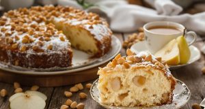 Scopri perché il cake alle pere e nocciole è il dolce perfetto da gustare con il tè nelle giornate di pioggia